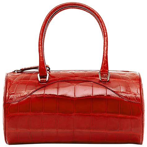 red prada bag vintage.